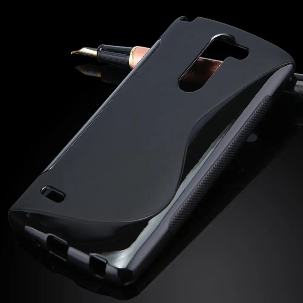 Тонкий мягкий чехол из ТПУ S LINE для LG G3 Stylus D690 D690N силиконовые сумки сотового