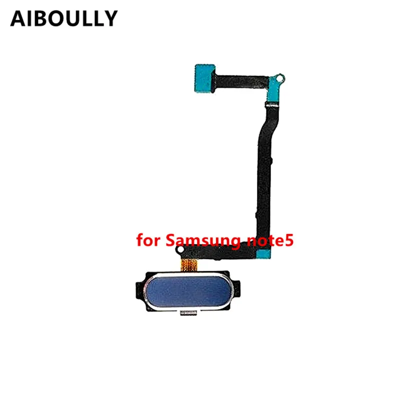 

AIBOULLY Original Fingerprint button For Samsung Note 5 N920 Home Button Flex Cable Replacement