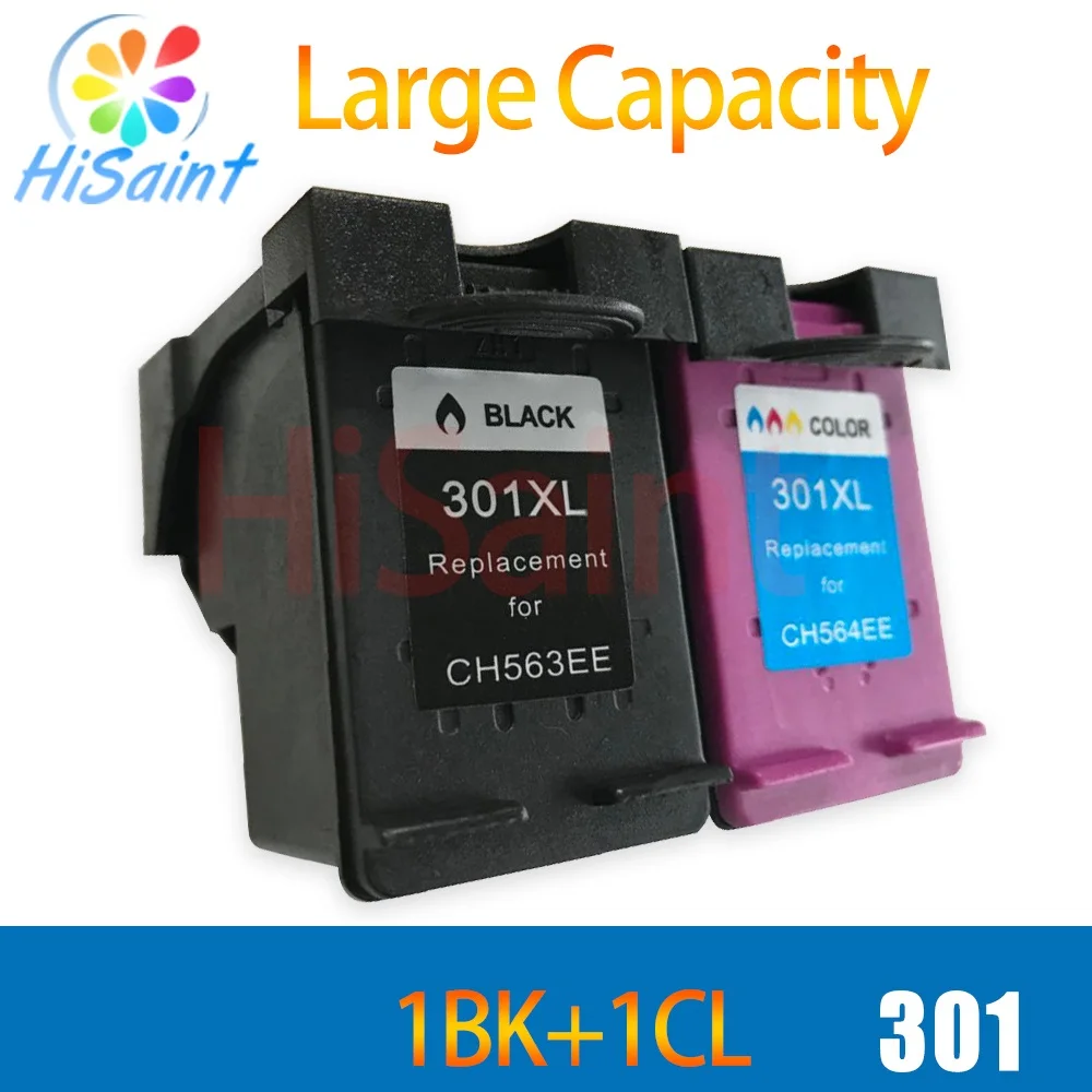 hisaint For HP301 Ink Cartridge For HP 301XL for hp 301 Deskjet 1000 1050 1051 1055 2000 2050