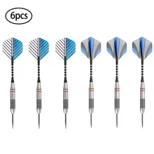 6 шт. Горячая новинка высококлассный профессиональный игровой клуб, специальный узорчатый из нержавеющей стали, анти-осенняя стрела для Дартса метания наконечник