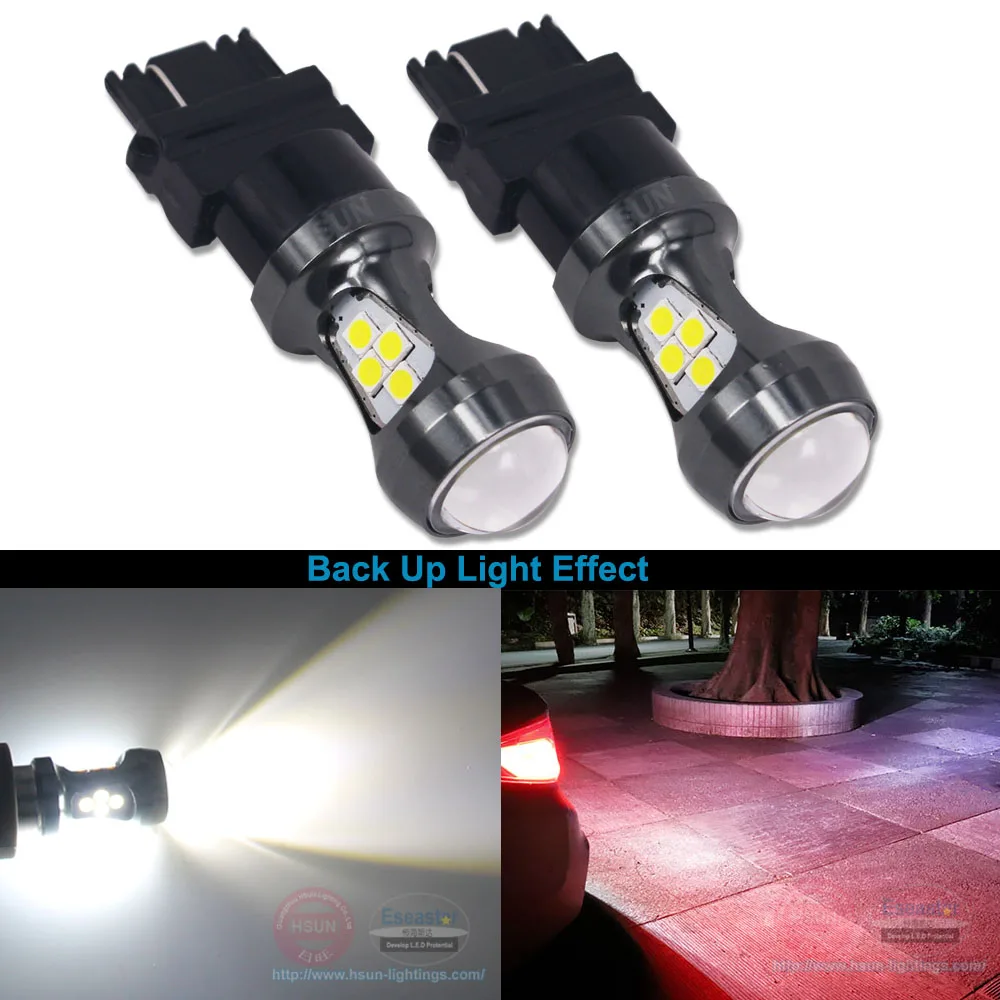 

2Pcs 1200Lm T20 W21W LED W21/5W LED WY21W 7440 7443 LED Bulb T25 3157 3156 p27/7w Car Brake Reverse Light Lamp Turn Signal 12V
