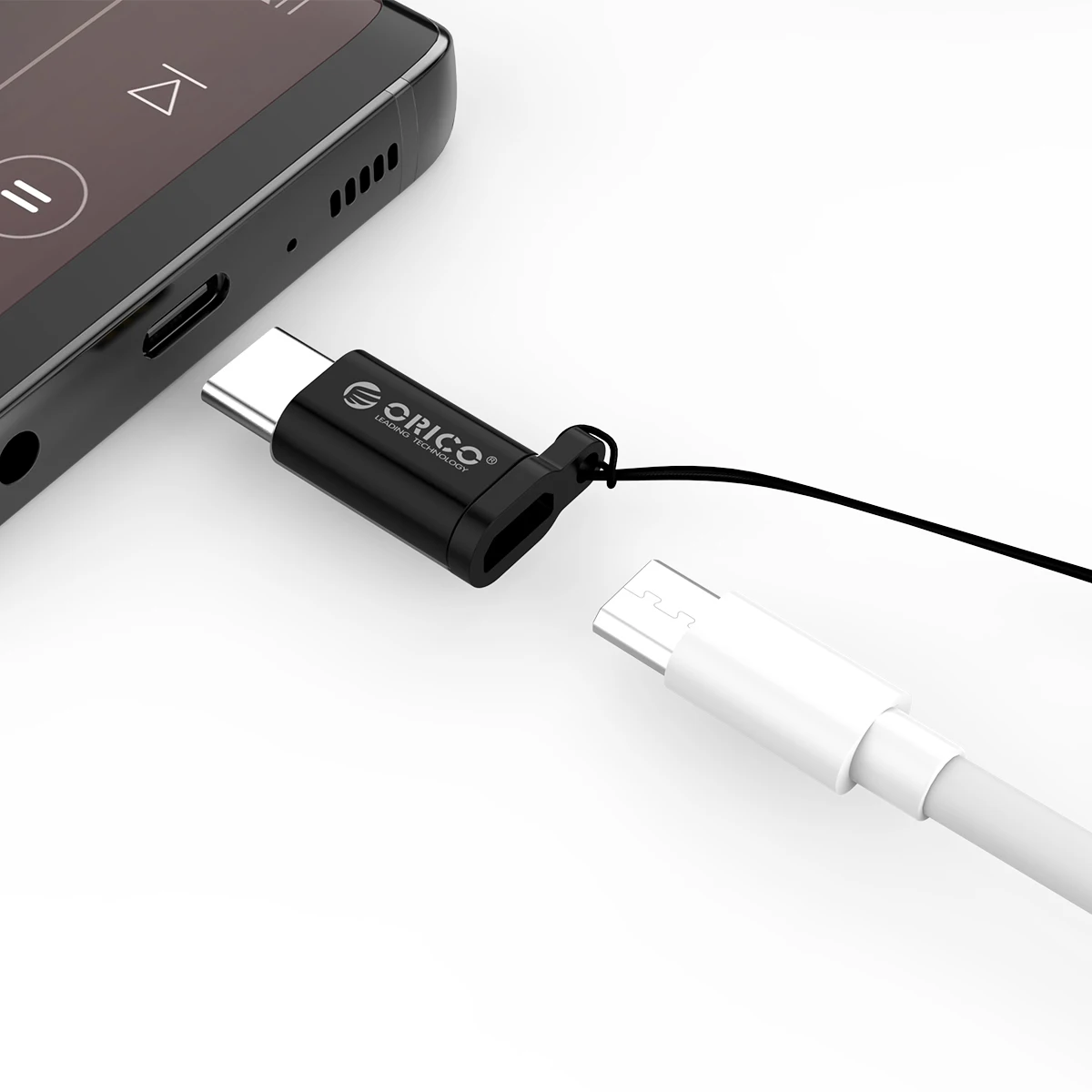 ORICO сплав OTG usb type C адаптер Micro USB для type-C OTG адаптер для зарядки передачи данных конвертер для huawei Macbook