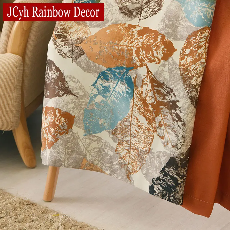 American Country Style Vintage Leaves Curtains For Living Room Shading Cortinas Window Curtains For Bedroom Treatments 85% American Country Style Vintage Leaves Curtains For Living Room Shading Cortinas Window Curtains For Bedroom Treatments 85%