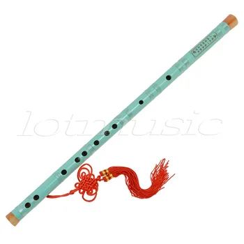 

Kmise Colorful Paint Traditional Chinese Bamboo Flute Dizi F Key Musical Instrument