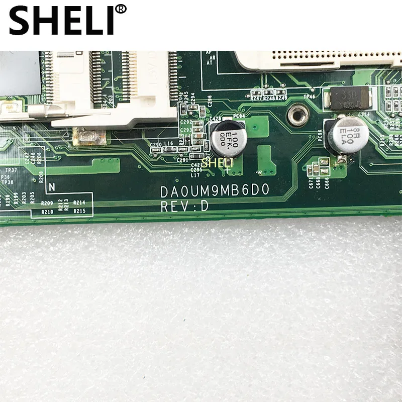 SHELI FOR DELL CN-0GKH2C GKH2C Laptop Motherboard Inspiron 17R N7010 DA0UM9MB6D0 HM57 System Board 