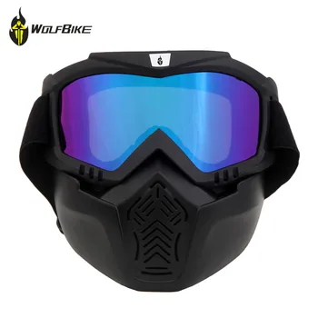 

WOLFBIKE Cycling Eyewear Airsoft Paintball Goggles Ski Snowboard Motorcycle Mask Outdoor Sports Safety Goggles Glasses