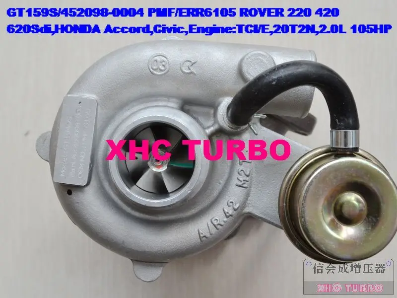 

NEW GT159S/452098-0004 PMF/ERR6105 Turbo Turbocharger for ROVER 200 220 420 600 620Sdi,HONDA Accor,Civica,TCI/E,20T2N,2.0L 105HP