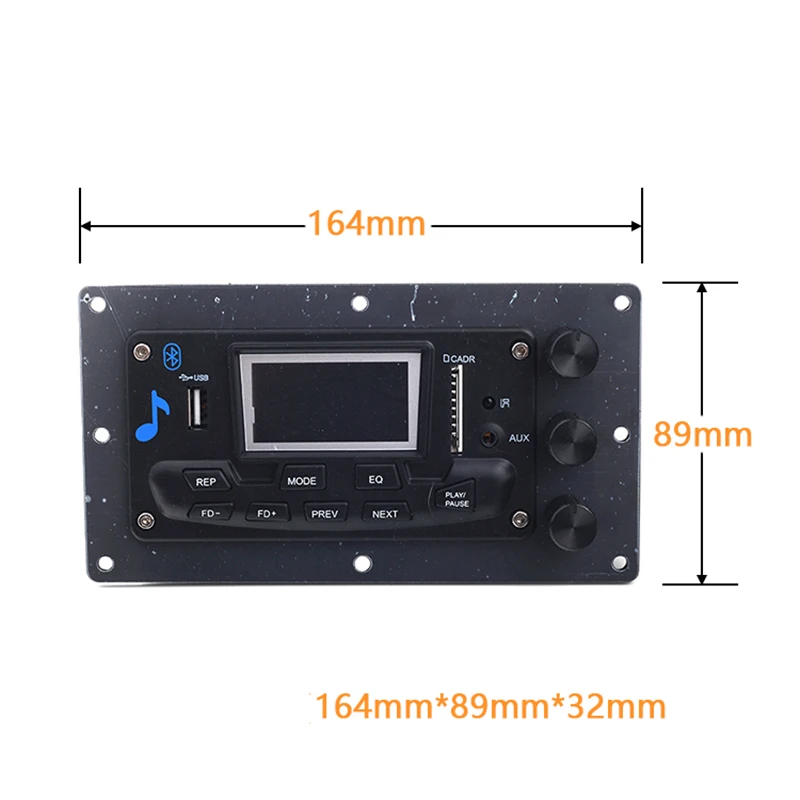 Lusya TPA3116 Bluetooth 50 Вт * 2 streo аудио усилитель плата с цветным экраном Spectrumt для