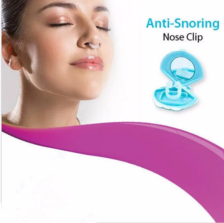 

2 X Good Sleeping Stop Snore Free Anti Snoring Nose Clips Sleep Apnea Aid Guard Night Sleep Magnet Health