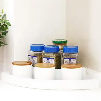 

Plastic Box Organizer Household Spice Salt Spoon Seasoning Box Multiple Compartments Kitchen Shelf tandenborstel opbergdoos &15
