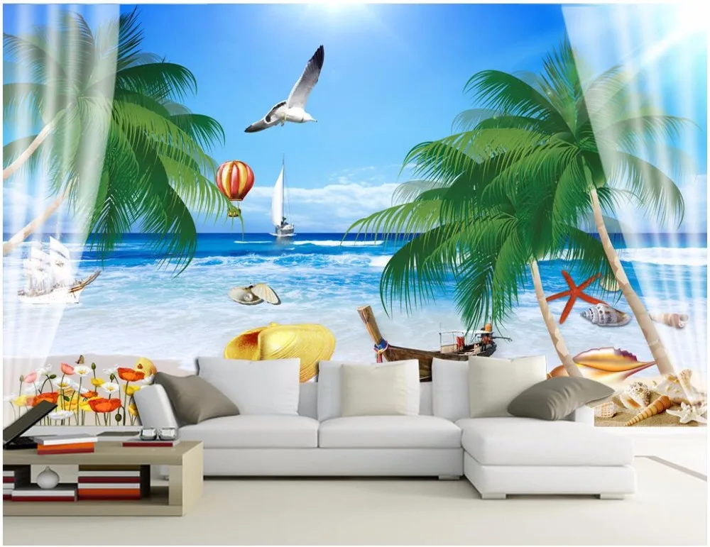 Download 3d Papel De Parede Personalizado Foto Mural Oceano Vela Vista Mar For iPhone Free Wallpaper 3d Papel De Parede Personalizado Foto Mural Oceano Vela Vista Mar For Android