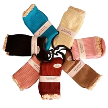 Женские носки из бамбукового углеродного волокна, г. Нескользящие носки из бамбукового угля теплые удобные хлопковые носки Длинные женские кружевные носки для девочек