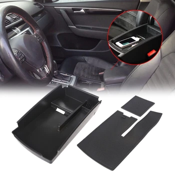 

Car-Styling Center Console Armrest Secondary Storage Box Tray for VW Passat CC B6 B7 HM Automobiles Stowing Tidying