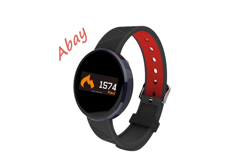 

Two-Pack Abay S12 Smart Watch Bracelet Metal Case Heart Rate Blood Pressure Detection Multifunction Sports Bracelet Android IOS
