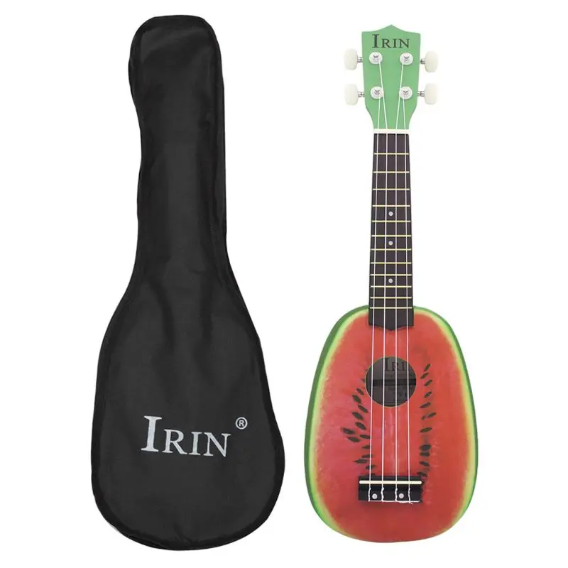 

Ukulele 21 inch 12 Fret Uke 4 Nylon String Kiwifruit Pattern Wood Guitar
