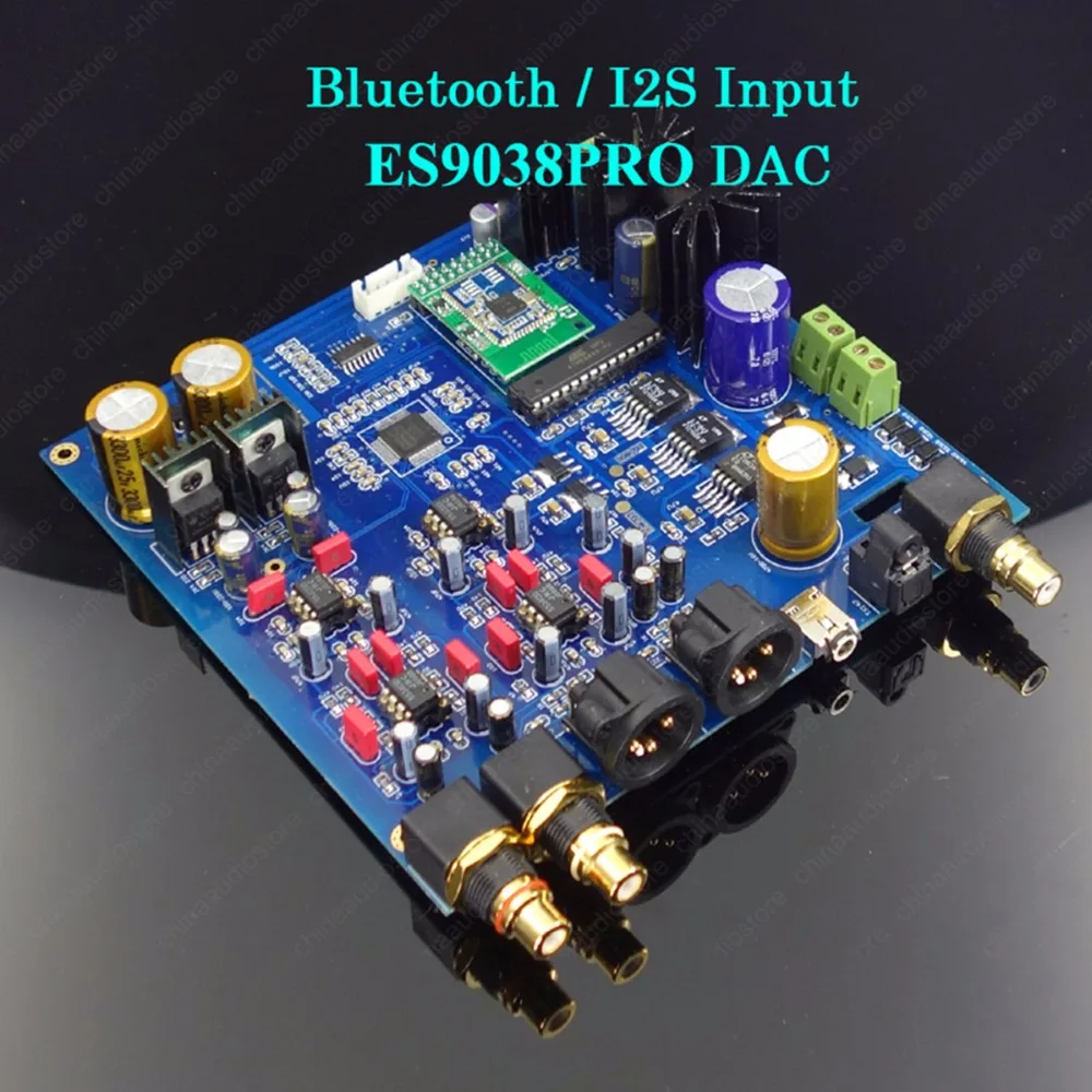 WEILIANG ES9038PRO ES9038 DAC Bluetooth V5.0 беспроводной 24 битный плеер I2S IIS DSD DSD512 для Raspberry Pi CD мод