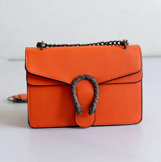 2017 New Small Square Package Snake Head Decoration Chain Shoulder 2017 New Small Square Package Snake Head Decoration Chain Shoulder Bag Messenger Packet Retro Fashion Women