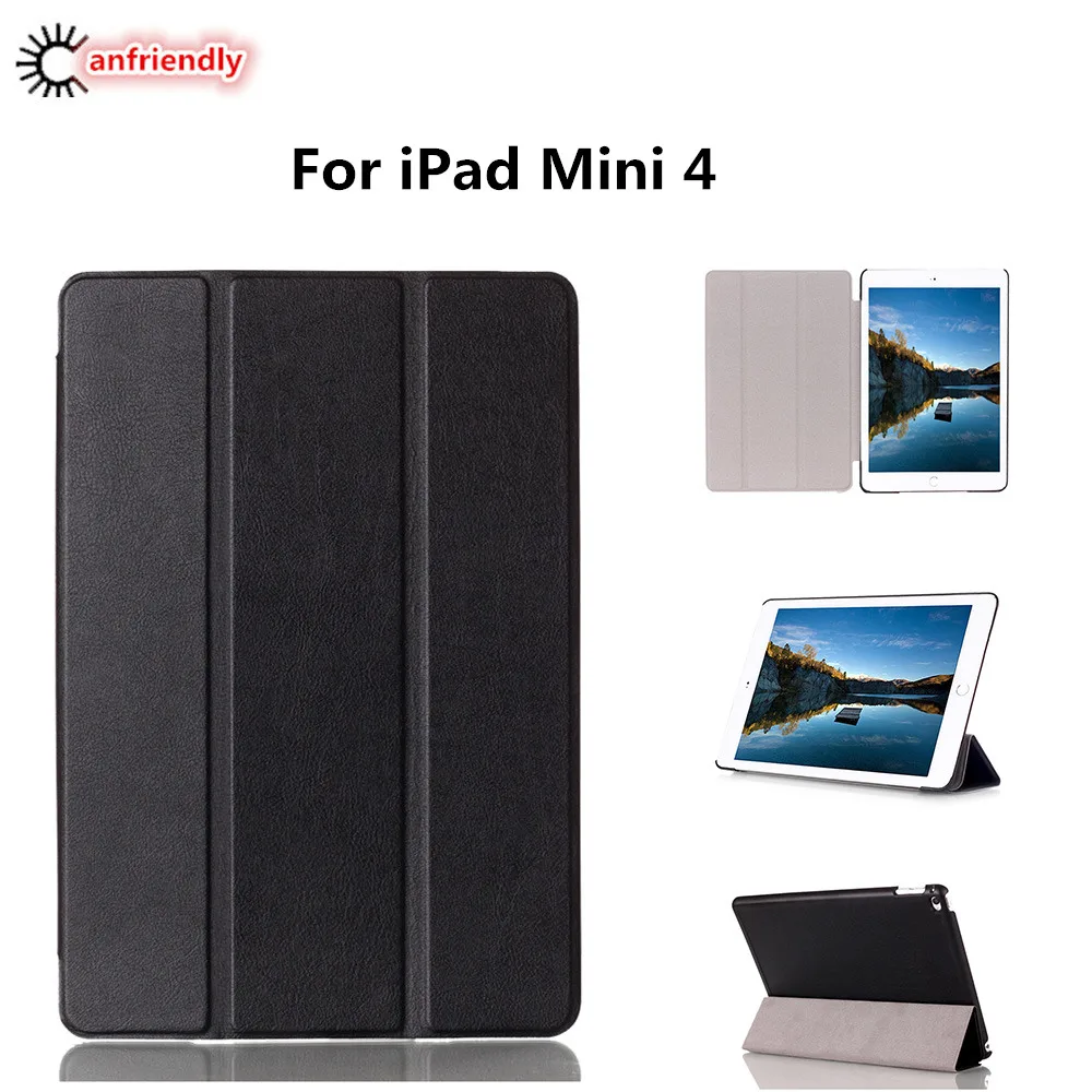 Умный чехол для iPad Mini 4 Магнитный из искусственной кожи планшета Mini4 с функцией