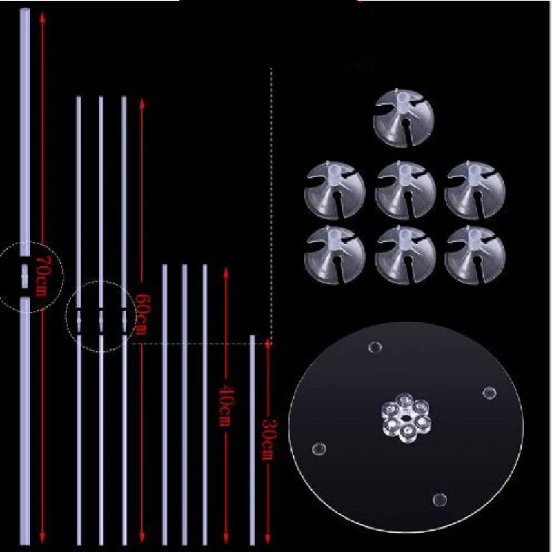 1 Набор Подставка для воздушных шаров держатель для воздушных шаров на день рождения Пластиковая Палочка подставка для свадебных вечеринок аксессуары держатель поставки - Цвет: As photo