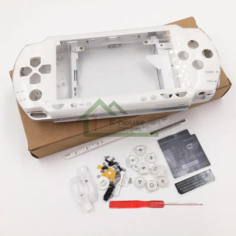 4 set x Full Housing Shell replacement With Buttons Kit for Sony PSP