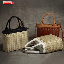 Ручной Для женщин сумки натуральная кожа верхний слой кожи Простая Сумка Женская Леди тенденция ретро сумки