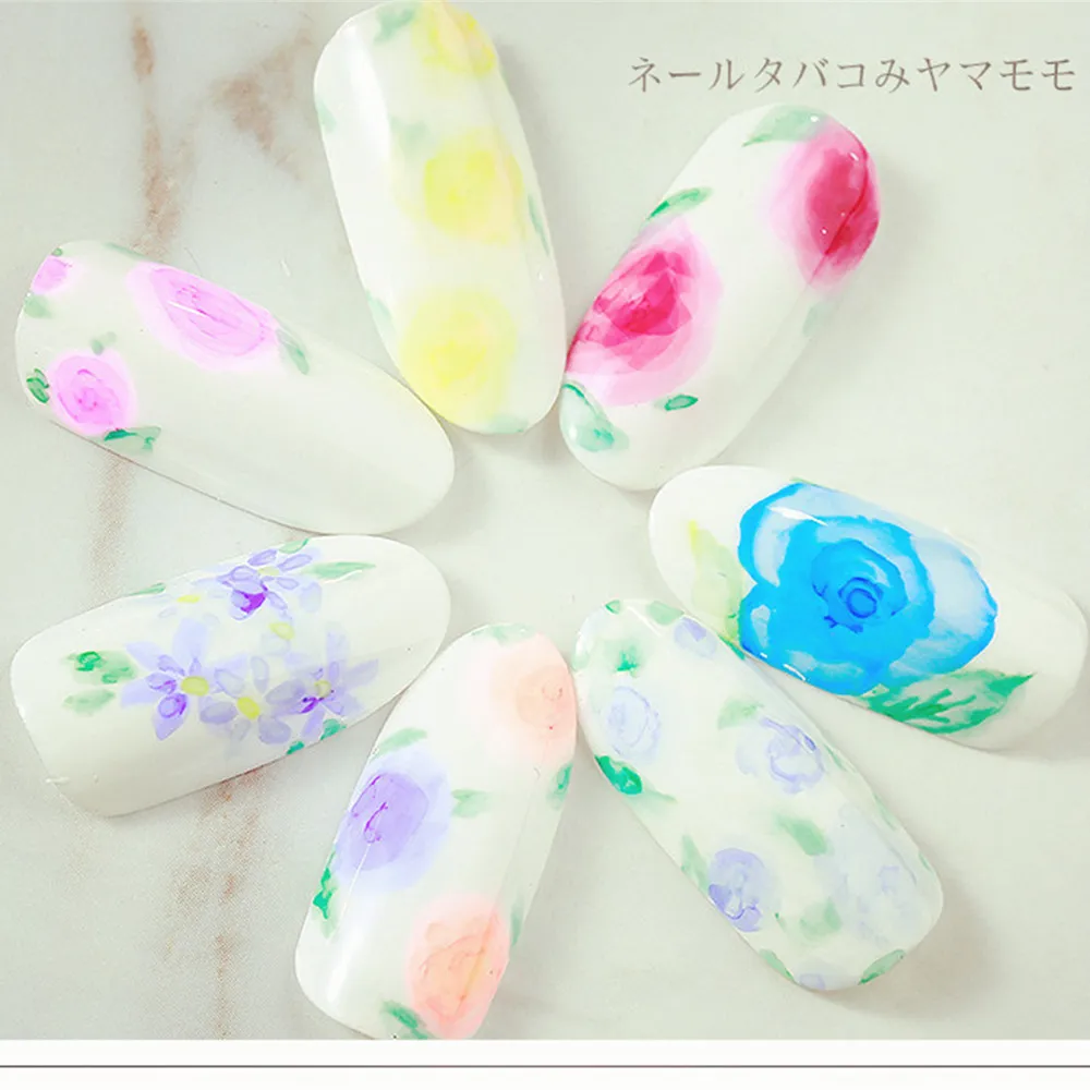 TIPART DIY ногтей 15 мл акварель капли для ногтей Мрамор гель лак для ногтей градиент ногти японский 12 видов цветов на выбор