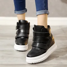 fashion women ankle boots black height increasing martin boots riding motorcycle boots winter warm shoes boots