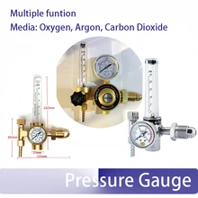G5/" внешний тип резьбы кислород, аргон, углекислый газ CO2 Редуктор давления клапан манометр