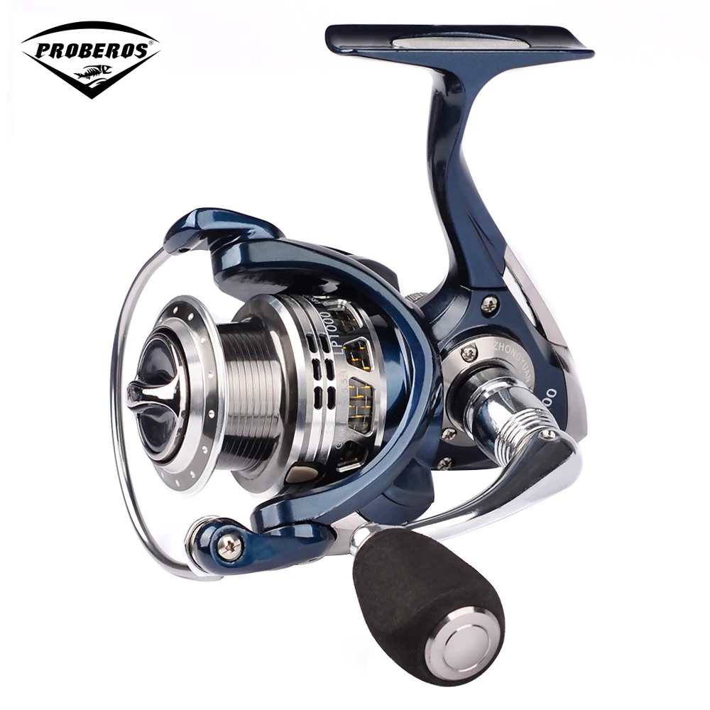 

PRO BEROS LP1000-4000 Series 5.5:1/5.2:1Full Metal Head 13 + 1BB Ultra Smooth Lightweight Aluminum Fishing Tackle Spinning Reel