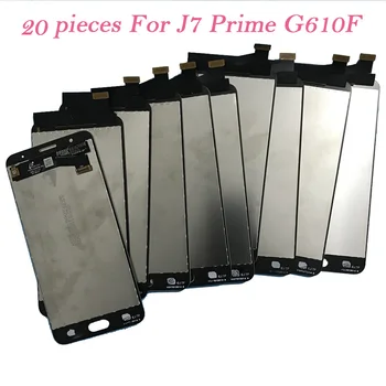 

20 pieces/lot For Samsung Galaxy J7 Prime G610F Touch Screen Digitizer LCD J7P Display For Samsung G610 G610K G610L Assembly LCD