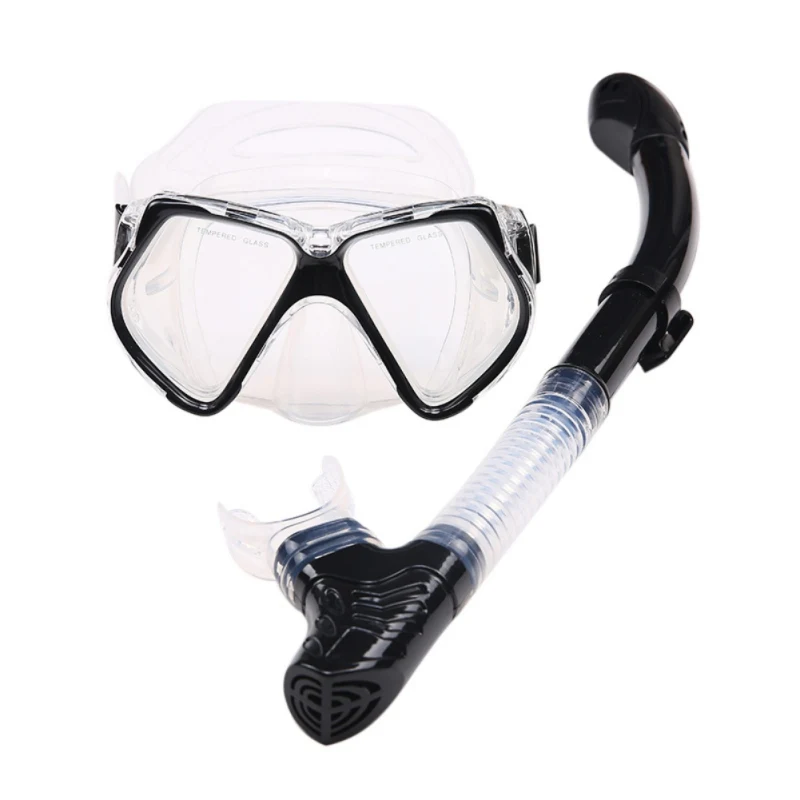 Buy Diving Swimming Mask Breathing Tube Liquid Silicone PC Full Dry Mouthpiece