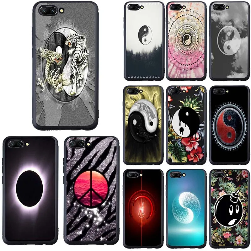 

China Ying Yang Taichi Logo Soft TPU Phone Cases for Huawei P8 P10 P20 P30 Mate 10 20 Pro Honor 6A 7A 7X 8A 8X 8C 9 10 Lite Bags