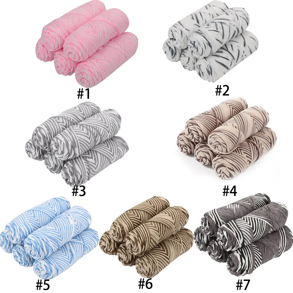 

Hand-Knitted Wool 100g Warm Hat Warm Lover Cotton Thread Coarse Wool Yarn 8 Strands Soft Woolen Yarn Drop Shipping