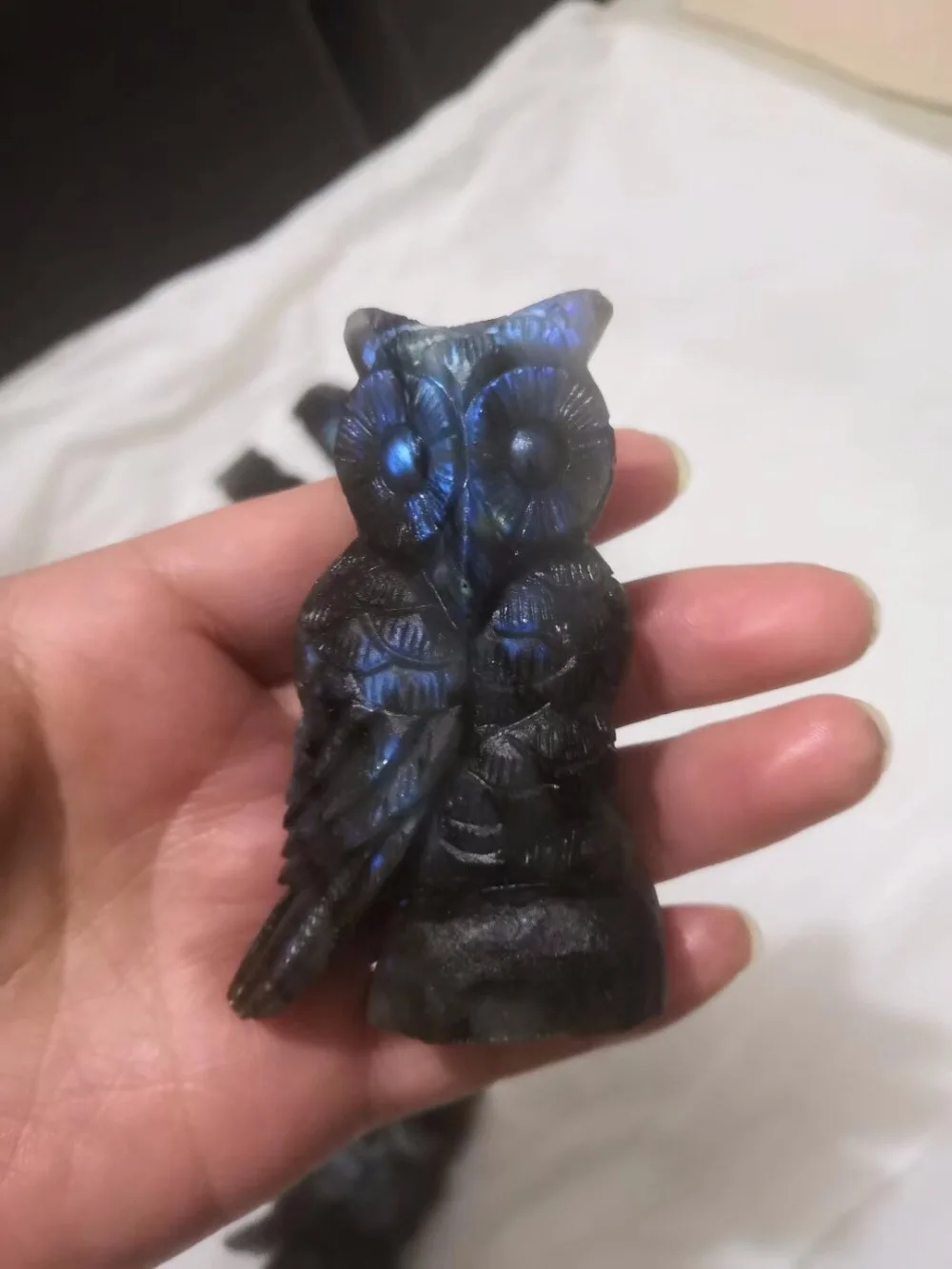 

natural stone hand engraving labradorite night owl natural stone labradorite stone owl fengshui crystals