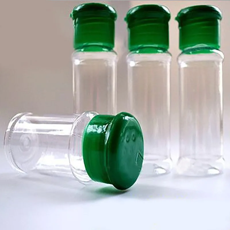 

1Pc Plastic Salt Pepper Vinegar Oil Cruet Shaker Jar Clear Bottle Pot Kitchen Accessories Seasoning Bottle
