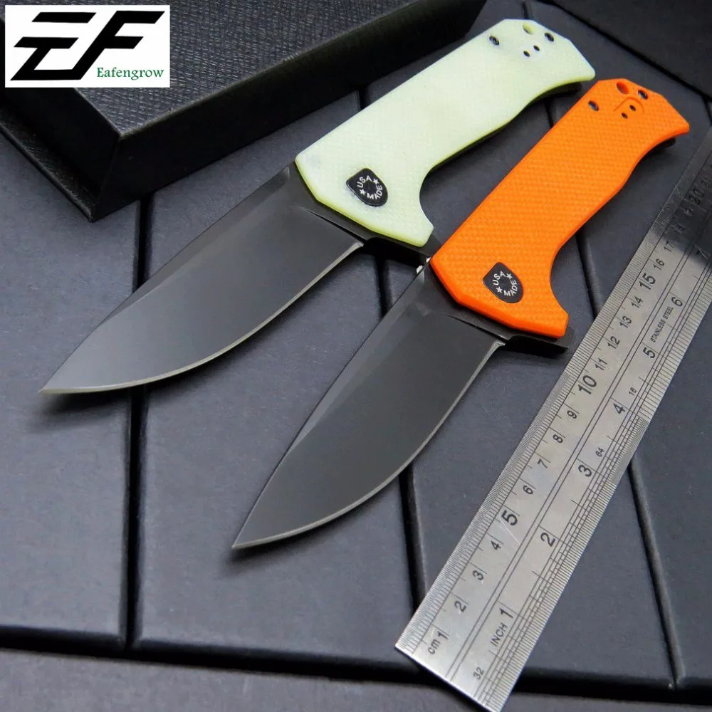 

High hardness EF0804 204P blade/G10 Steel camping folding knife outdoor with pocket folding knife tools