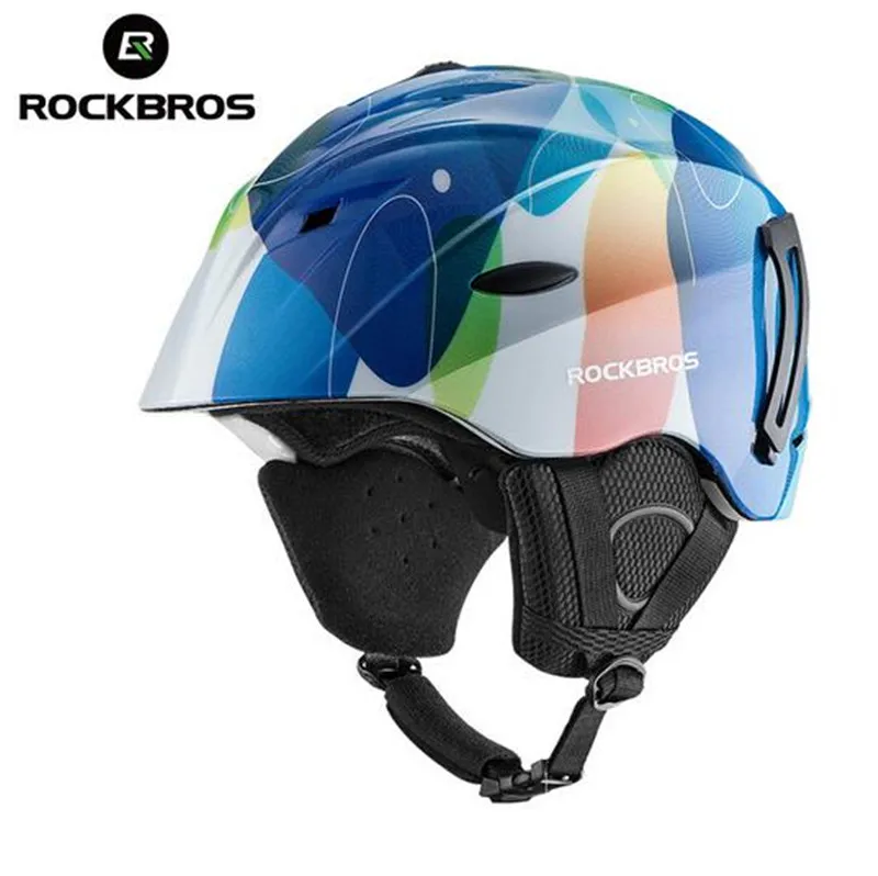 

ROCKBROS Ski Helmet Integrally-molded Skiing Helmets Safety Protect Adult Kids Thermal Ultralight Snowboard Skateboard Head Wear