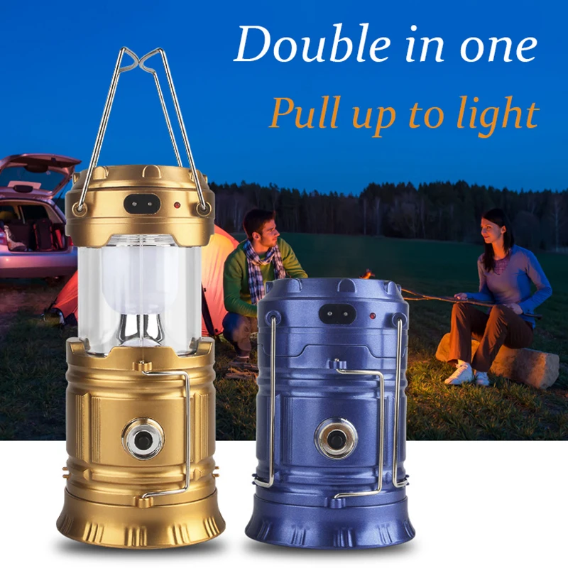 Portable Lantern LED Camping Lanterns Tent Light Rechargeable Outdoor