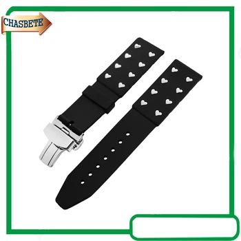 

Silicone Rubber Watch Band for Suunto Core Watchband 24mm Men Women Resin Strap Belt Wrist Loop Bracelet Black + Spring Bar