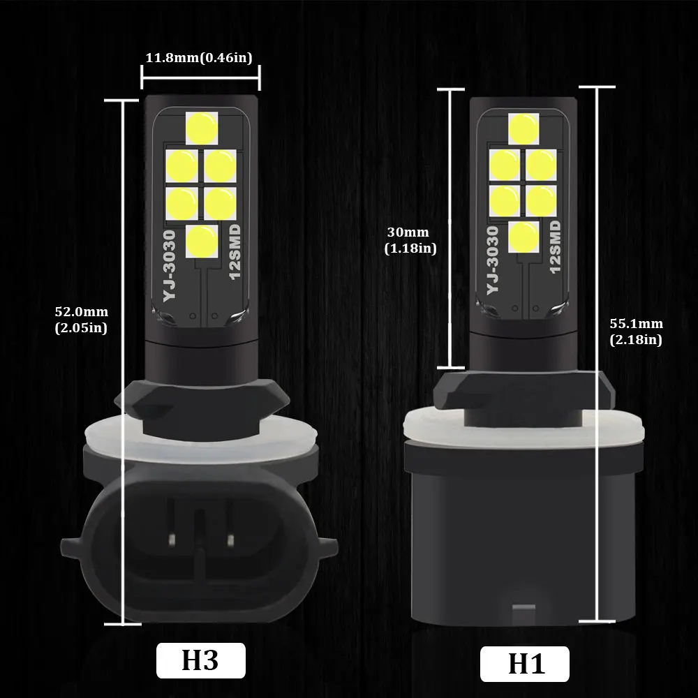 KAMMURI h27w2 h27w/2 светодиодный фонарь h27w 880 881 h27w1 h27w/1 Автомобильный светодиодный противотуманный фонарь дневного света DRL Белый Янтарный 12 в светодиодный