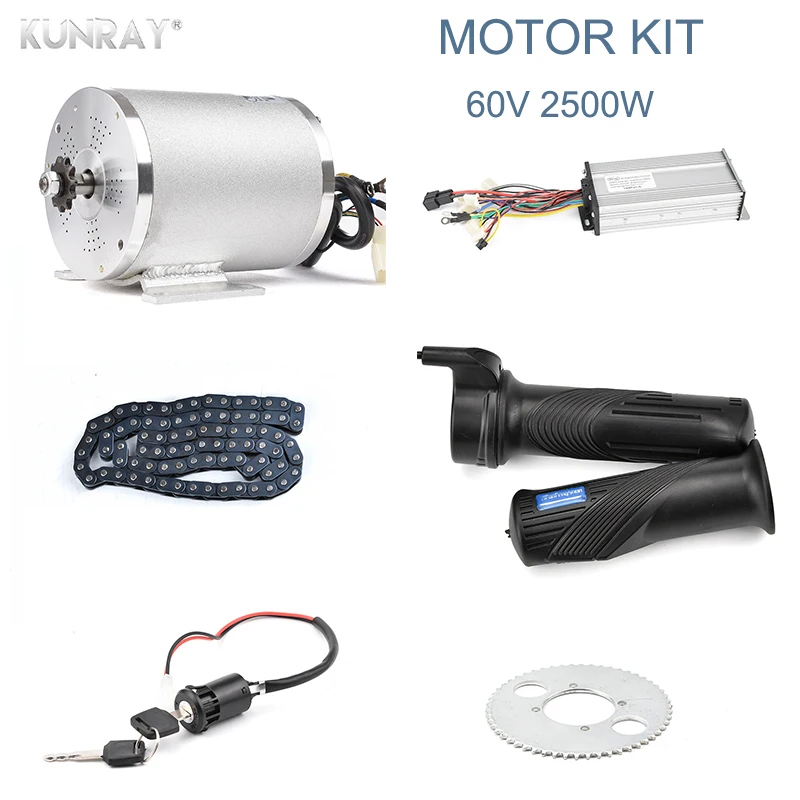 60V 2500W Brushless DC Motor Electric Vehicle, Electric Scooter Motor