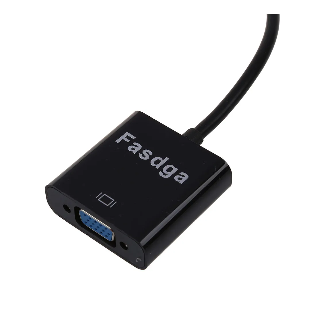 Fasdga 1080 P HDMI to VGA с аудио конвертер адаптер USB Мощность видео кабель черный| |