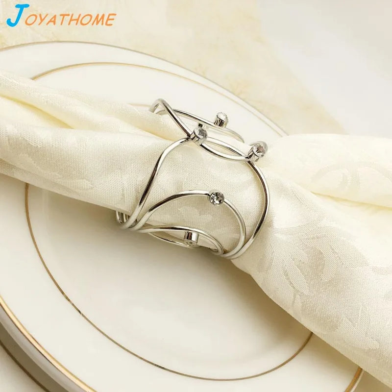 Joyathome изящные кольца для салфеток в серебре кольцо модное полотенце Пряжка