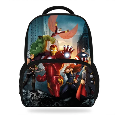 Marvel Avengers Backpack Comic Design 16/" Book School Bag