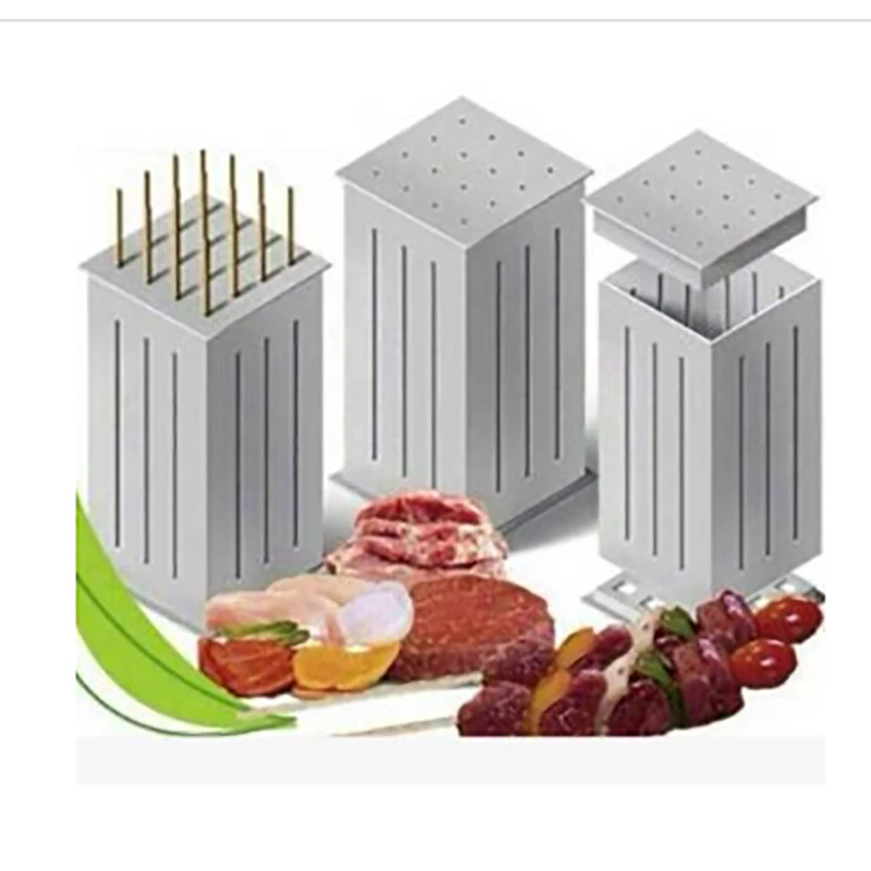 BBQ 16 Holes Meat Skewer Kebab Maker Box Machine Beef Grill With Bamboo Skewers Barbecue kjl054 |