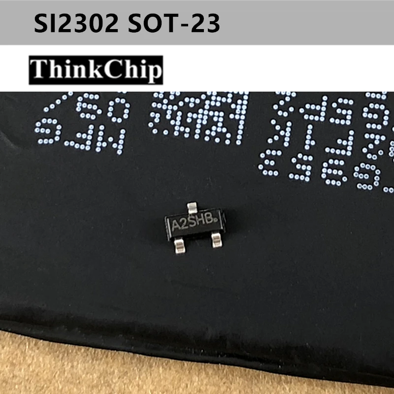 100 шт./лот SI2302 2302 SOT-23 MOSFET транзистор, N канал, 2,6 А, 20 в, 0,045 Ом, 4,5 в, 400 мВ