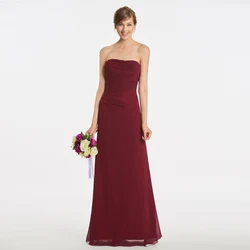 Tanpell strapless long bridesmaid dresses dark brown sleeveless floor length sheath gown women wedding party bridesmaid dress Tanpell strapless long bridesmaid dresses dark brown sleeveless floor length sheath gown women wedding party bridesmaid dress