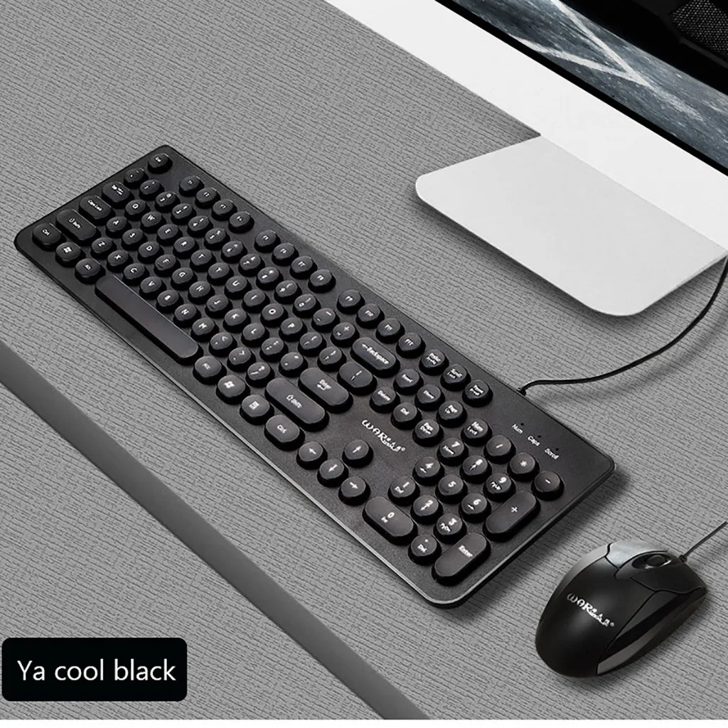 

2.4G Wireless Keyboard and Mouse Mini Multimedia Keyboard Mouse Combo Set For Notebook Laptop Mac Desktop PC TV Office Supplies