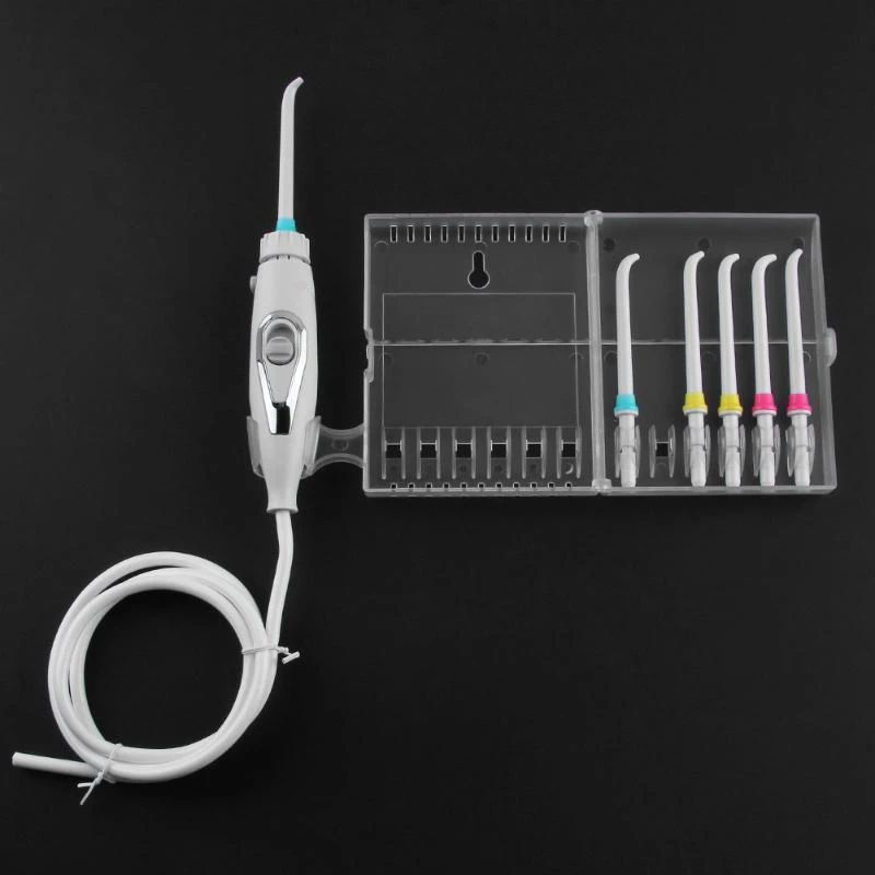 1 pcs Portable Power Floss Dental Water Jet Tooth Pick No Batteries Dental Cleaning Whitening Cleaner Kit Oral Hygiene