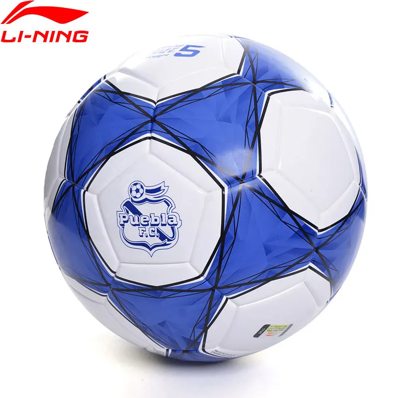 

Li-Ning Puebla Club Professional Soccer T800 Official Size 5 PVC Training Football LiNing Sports Soccers AFQN014 ZYF236